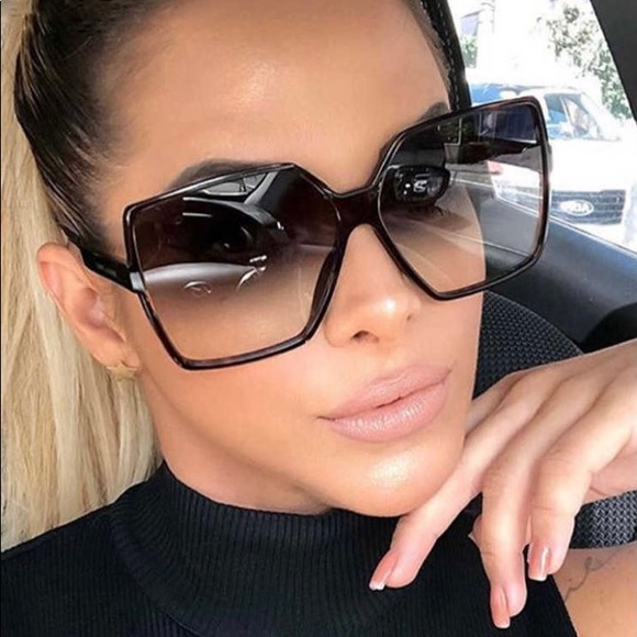 Accessories - Oversized Square Frame Sunglasses